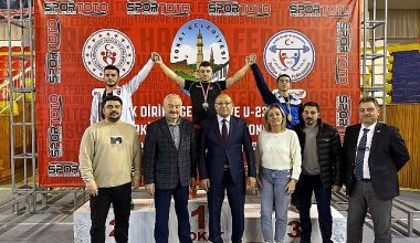 Nevşehir Gençlik ve Spor Kulübü’nün Avrupa Rekortmeni Sporcusu Yaşar Karaca Türkiye Şampiyonu