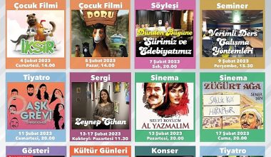 Saray Belediyesi AKM şubat ayı takvimi belli oldu