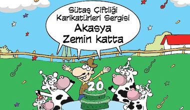 Sütaş Çiftliği Karikatürleri Sergisi’nin yeni durağı Akasya