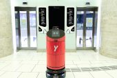 Yemeksepeti’nin Asansör Kullanabilen Yemek Teslimat Robotu YEBO, Akmerkez’de