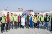 Ameliyathane de faaliyette Hatay'daki sahra hastanesinde günde 350 hasta tedavi ediliyor