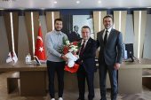 Antalyaspor'un yeni başkanı Sabri Gülel'den Başkan Böcek'e ziyaret