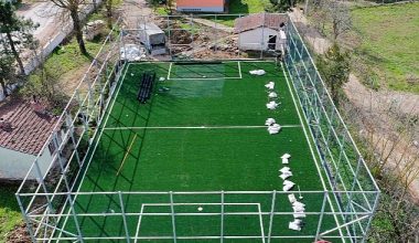 Büyükşehir, köylere futbol sahası kazandırıyor