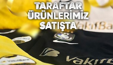 Taraftar ürünleri satışta