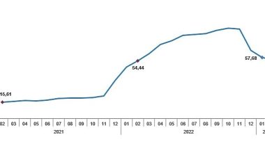 TÜİK: Tüketici fiyat endeksi (TÜFE) yıllık %55,18, aylık %3,15 oldu