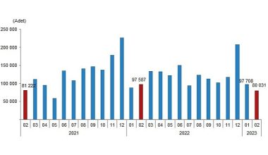 Türkiye genelinde Şubat ayında 80 bin 31 konut satıldı