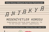 Antakya Medeniyetler Korosu “Bir Kira Bir Yuva” kampanyası için sahnede