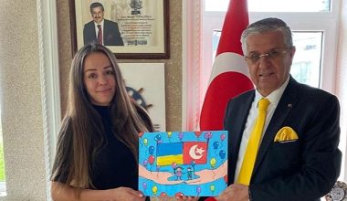 Başkan Topaloğlu'na Türkiye-Ukrayna Temalı Resim