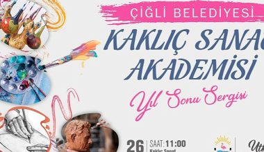 Çiğlili Kursiyerlerden Yıl Sonu Sergisi