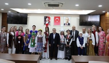 Dünya çocuklarından Büyükşehir'e ziyaret