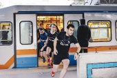 İstanbul metrosunda nefes kesen yarış
