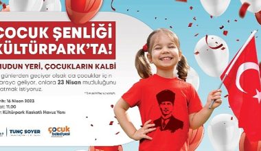 İzmir Büyükşehir Belediyesi 23 Nisan'ı çocuk şenlikleriyle kutluyor