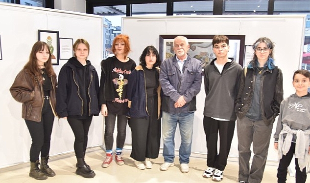 Kartepe Sanat Evi'nde Heykeltıraş ve Ressam Hüseyin Kodan'ın “Evrenin Şifresi" adlı sergisi 25 Nisan da sanatseverlere kapılarını açtı