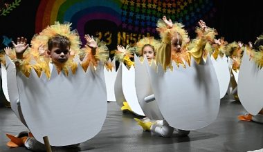 Minik öğrencilerden 23 Nisan gösterisi