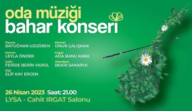 Oda Müziği Bahar Konseri LYSA'da!