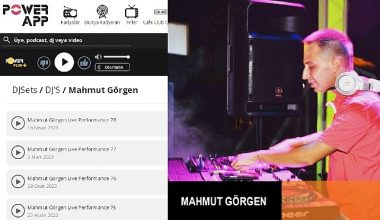Ünlü DJ Mahmut Görgen'in Yeni Türkçe Seti PowerApp Dj Cast'te!