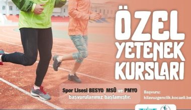 Büyükşehir ücretsiz özel yetenek kursları açıyor