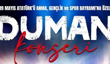 Duman, 19 Mayıs'ta Gaziemir'de sahne alacak