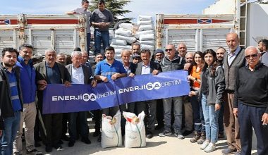 Enerjisa Üretim'den 125 Çiftçiye 5,5 Ton Yonca Tohumu Desteği