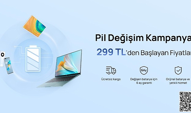 HUAWEI'den uzatılmış garanti ve pil değişim fırsatları