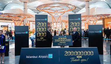 İGA İstanbul Havalimanı  200 milyonuncu yolcusunu ağırladı