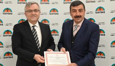 İZAYDAŞ'a Sağlık Bakanlığından Beslenme Dostu belgesi
