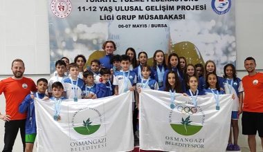 Osmangazili kulaçlar Bursa'ya damga vurdu