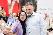 Bayraklılı kadınların el emeği ürünleri göz kamaştırdı