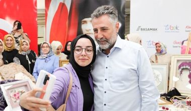 Bayraklılı kadınların el emeği ürünleri göz kamaştırdı