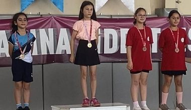 Bayraklılı sporculardan 'Badminton' başarısı