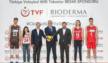 Bioderma 2 yıl daha Voleybol Milli Takımlar Resmi Sponsoru