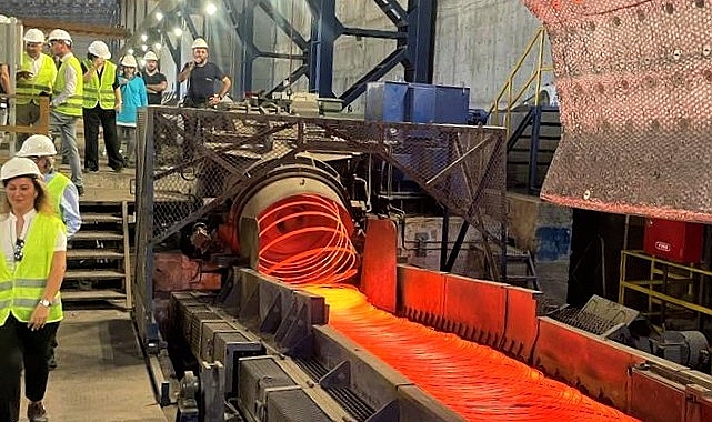 Ege Demir ve Demirdışı Metaller İhracatçıları Birliği Yönetim Kurulu'ndan Kardemir Çelik Aliağa Çelikhane Tesisine Ziyaret