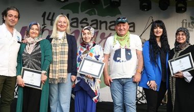 Enginar cennetinde renkli festival