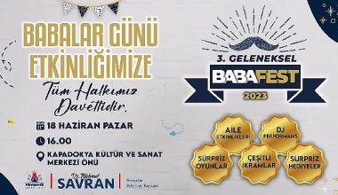Geleneksel “3. Babafet Festivali “ 18 Haziran Pazar günü yapılacak