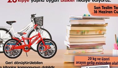 Kitaplar İnegöl Belediyesi İle Bisiklete Dönüşüyor