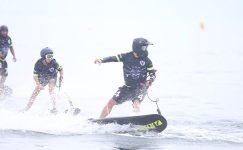 Kocaeli'de Türkiye Su Jeti ve Flyboard Şampiyonası heyecanı başladı