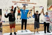 Nevşehir Belediyesi gençlik ve Spor Kulübü haltercileri şampiyonaya damga vurdu