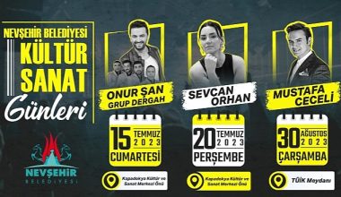 Nevşehir Belediyesi Yaz Konserleri Temmuz Ayında Başlıyor