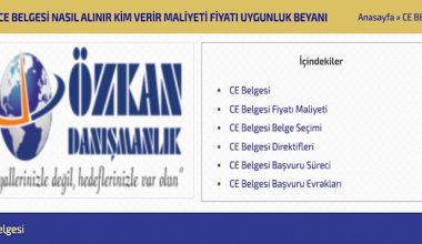 Özkan Danışmanlık İhtiyacınıza Uygun Çözümler Sunarak Tecrübelerini Sizlere Aktarıyor