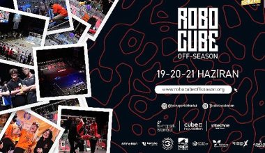 Robocube Off-Season 2023 robot yarışması Teknopark İstanbul öncülüğünde başlıyor