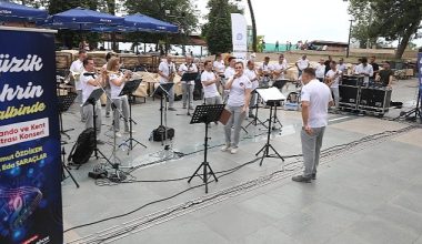 Şehrin kalbinde müzik keyfi