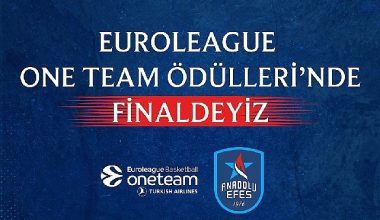 Anadolu Efes Spor Kulübü, Sosyal Sorumluluk Projesiyle One Team Ödülleri'nde Finale Kalan Takımlardan Biri Oldu