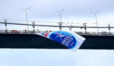 Anadolu Efes'in Şampiyonluk bayrakları bir kez daha İstanbul Boğazı'nda