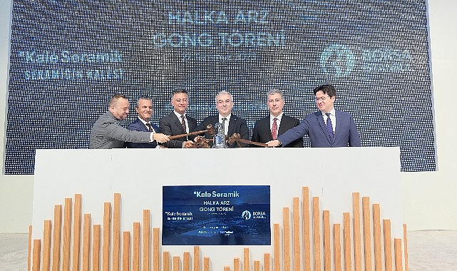 Borsa İstanbul'da gong Kaleseramik için çaldı