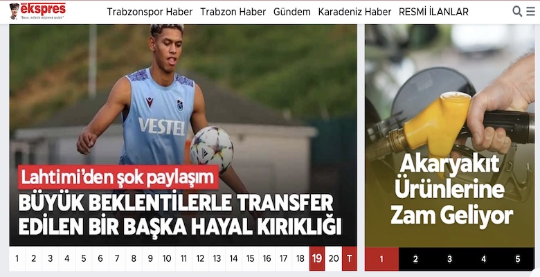 En İyi Trabzon Haber Sitesi Kuzey Ekspres