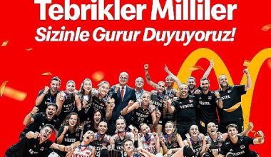 Filenin Sultanları'nın Resmi Sponsoru McDonald's A Milli Kadın Voleybol Takımıyla Gurur Duyuyor!