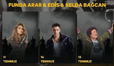 Funda Arar, Edis ve Selda Bağcan İstanbul'un En Büyük Açık Hava Sahnesi YBY Woods'ta