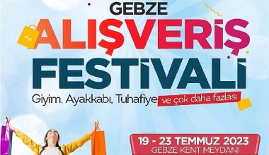Gebze, Alışveriş Festivaliyle şenlenecek