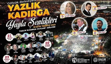 Gölcük Belediyesi Yazlık Kadırga Şenliği 21-22-23 Temmuz'da