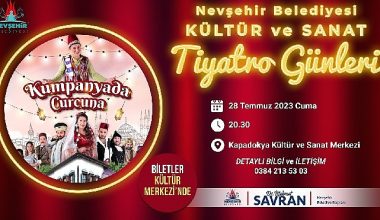“Kumpanyada Curcuna" adlı Tiyatro oyunu Nevşehir'de sahnelenecek